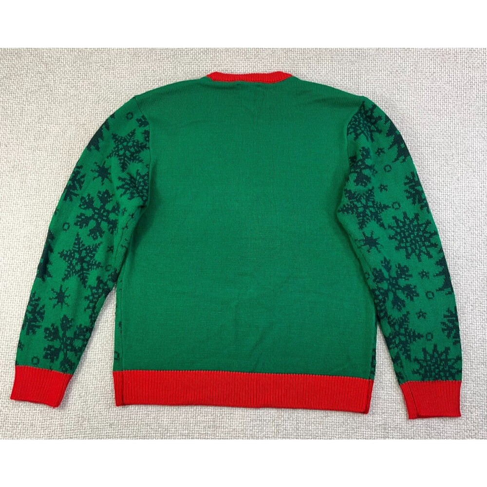 Ugly Christmas Party Sweater Meowy Catmas Size Large Kittens Cats Holiday - Picture 3 of 6